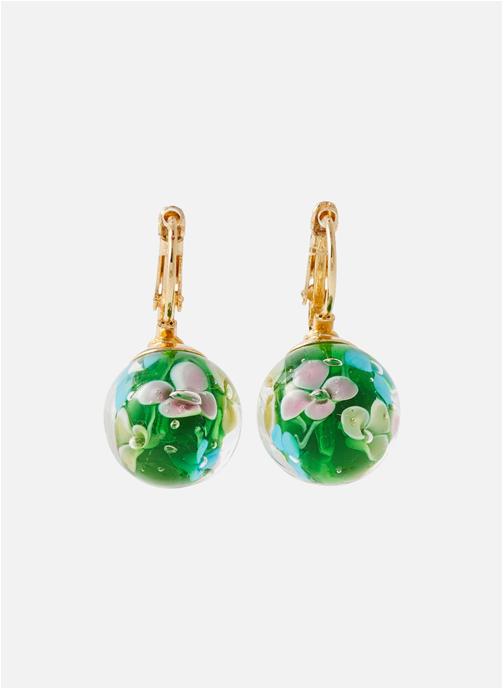 Balaboosté Boucles d'oreilles femme vert