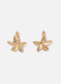 Boucles d'oreilles femme or et bronze
