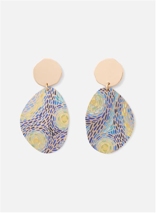 Balaboosté Boucles d'oreilles femme bleu