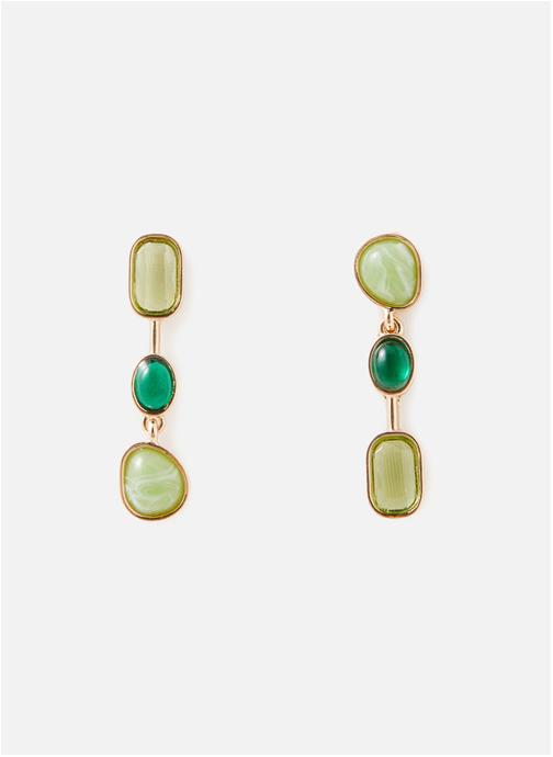 Balaboosté Boucles d'oreilles femme vert