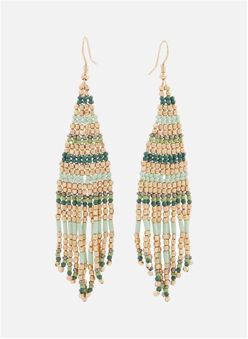 Balaboosté Boucles d'oreilles femme vert