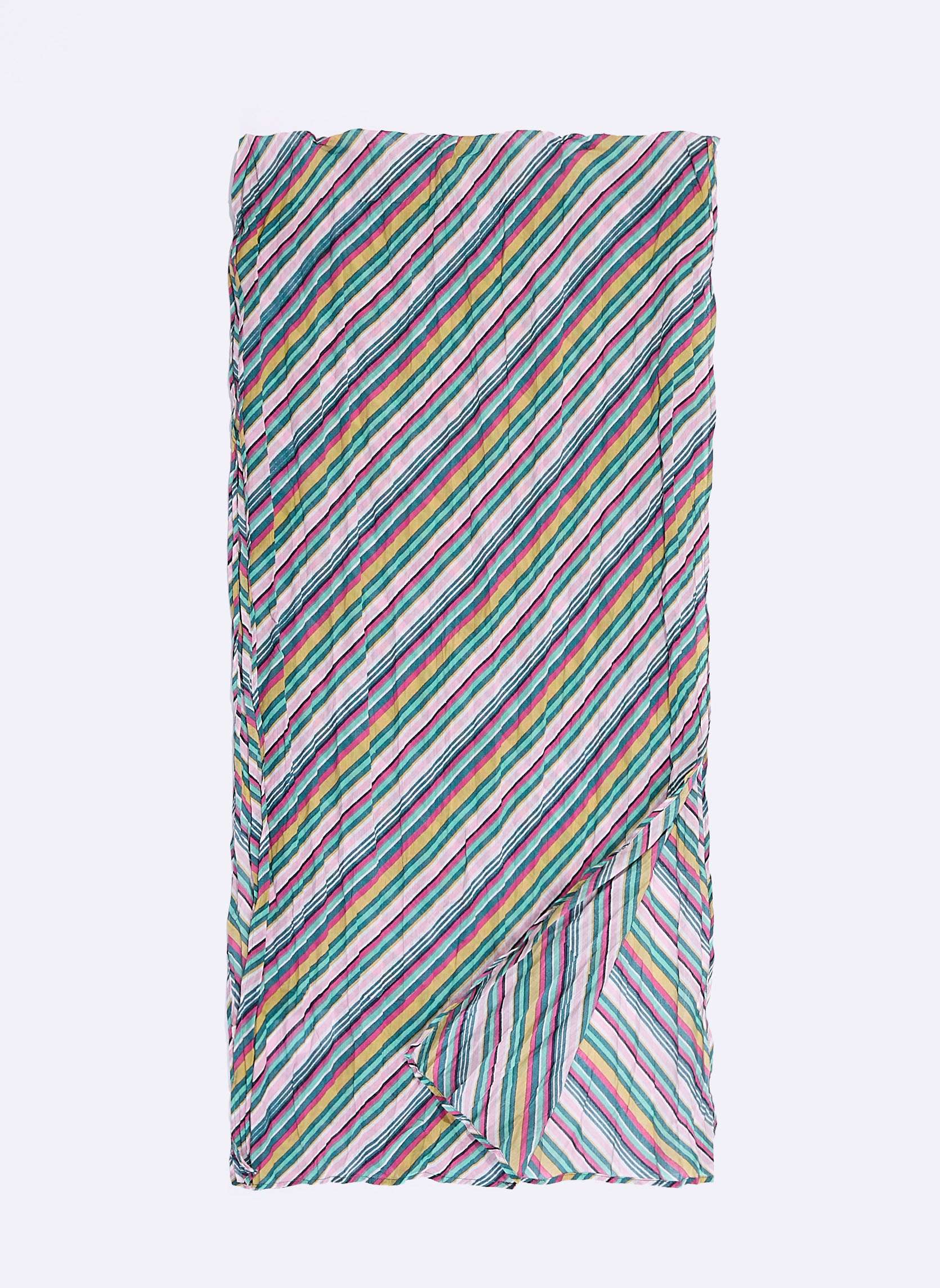 Foulards Foulard imprimé voile de coton bio LAVANDI femme multicolore La Fiancée Foulards Foulard imprimé voile de coton bio LAVANDI femme multicolore Multicouleur