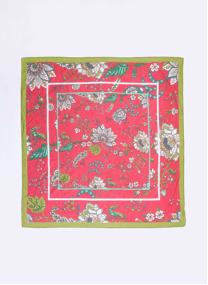 Foulards Grande étole voile de coton imprimée MAXI femme rouge La Fiancée Foulards Grande étole voile de coton imprimée MAXI femme rouge Rouge