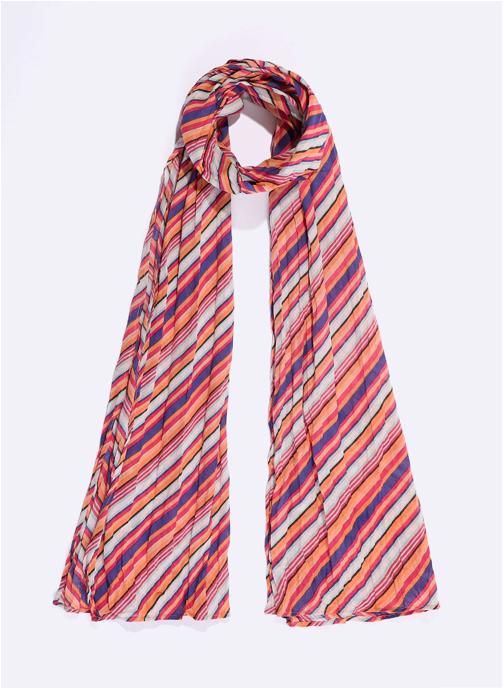 La Fiancée Foulards Foulard imprimé voile de coton bio LAVANDI femme multicolore
