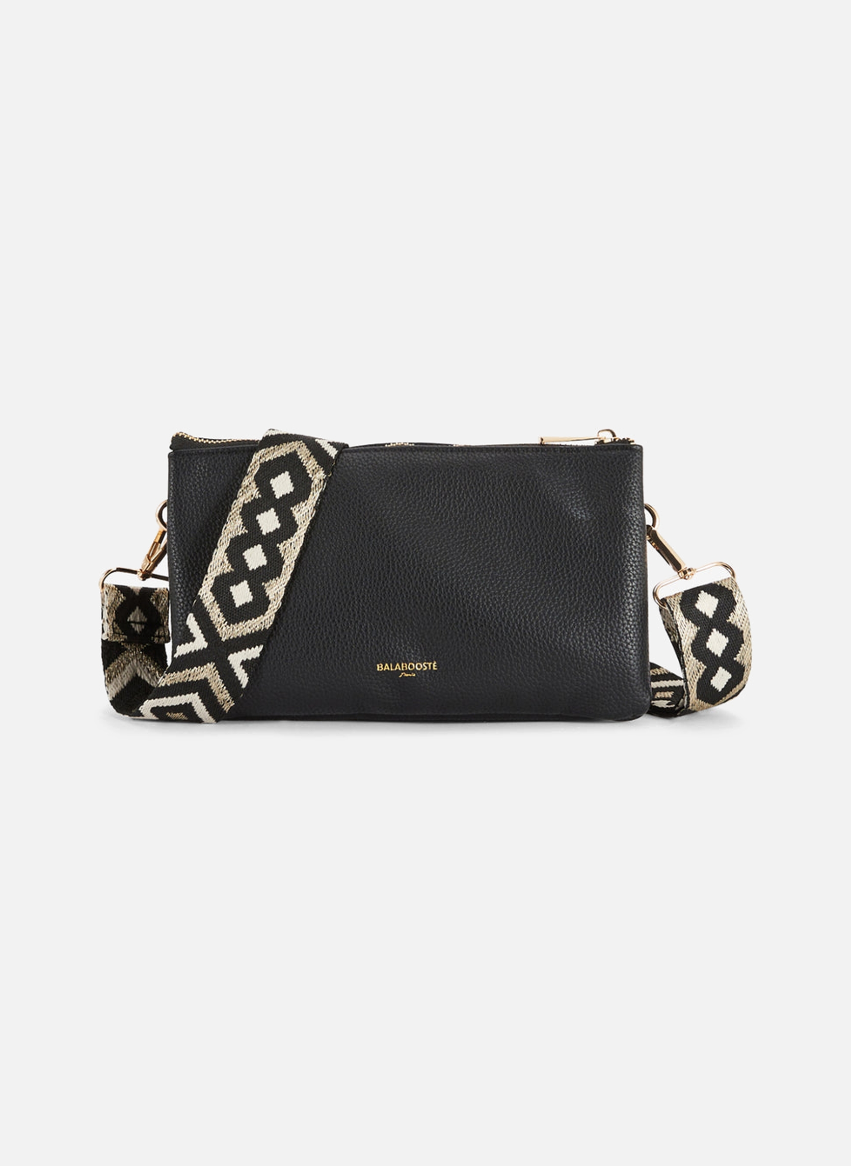 Sacs bandoulière Pochette Feeling Folk femme noir Balaboosté Sacs bandoulière Pochette Feeling Folk femme noir Noir