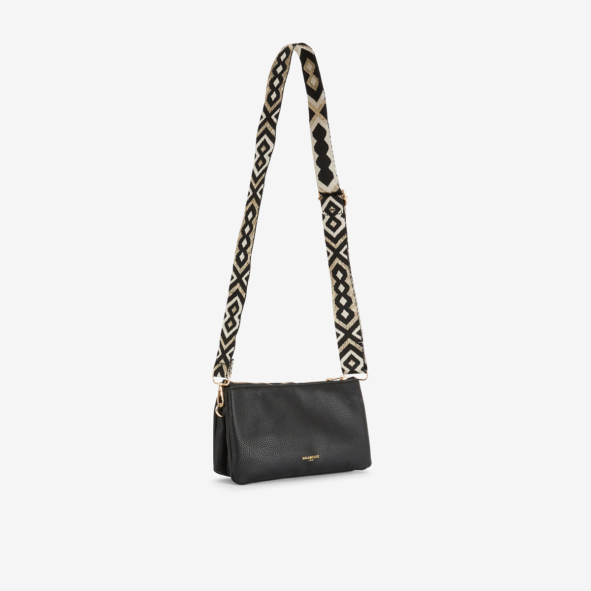 Sacs bandoulière Pochette Feeling Folk femme noir Balaboosté Sacs bandoulière Pochette Feeling Folk femme noir Noir