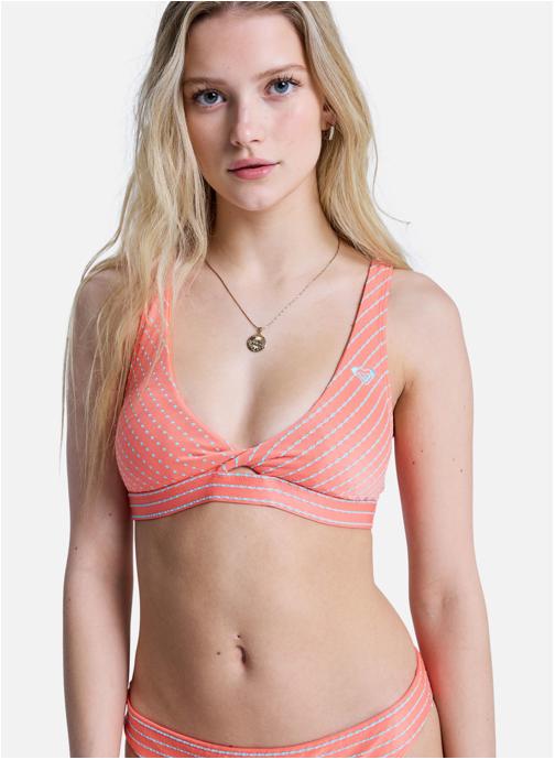 Roxy Hauts de maillot balconnet Wavy Baby Elongated Bra femme orange