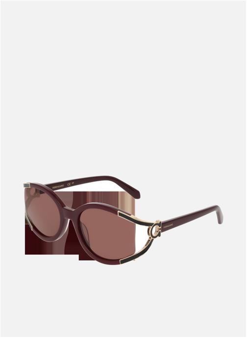 Salvatore Ferragamo Lunettes de soleil femme rouge