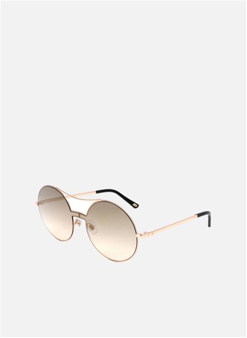 Web Lunettes de soleil femme or et bronze