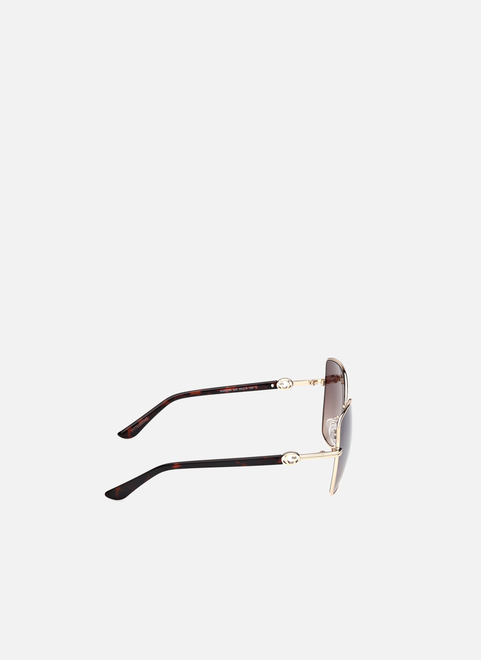 Lunettes de soleil femme or et bronze Guess Lunettes de soleil femme or et bronze Or