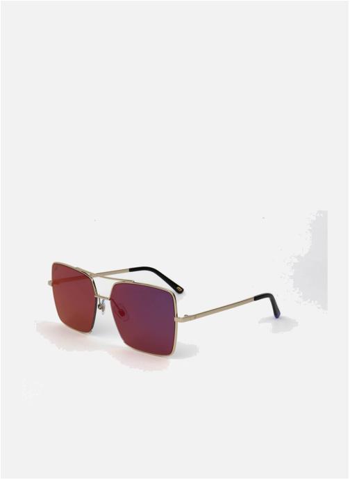 Web Lunettes de soleil femme or et bronze