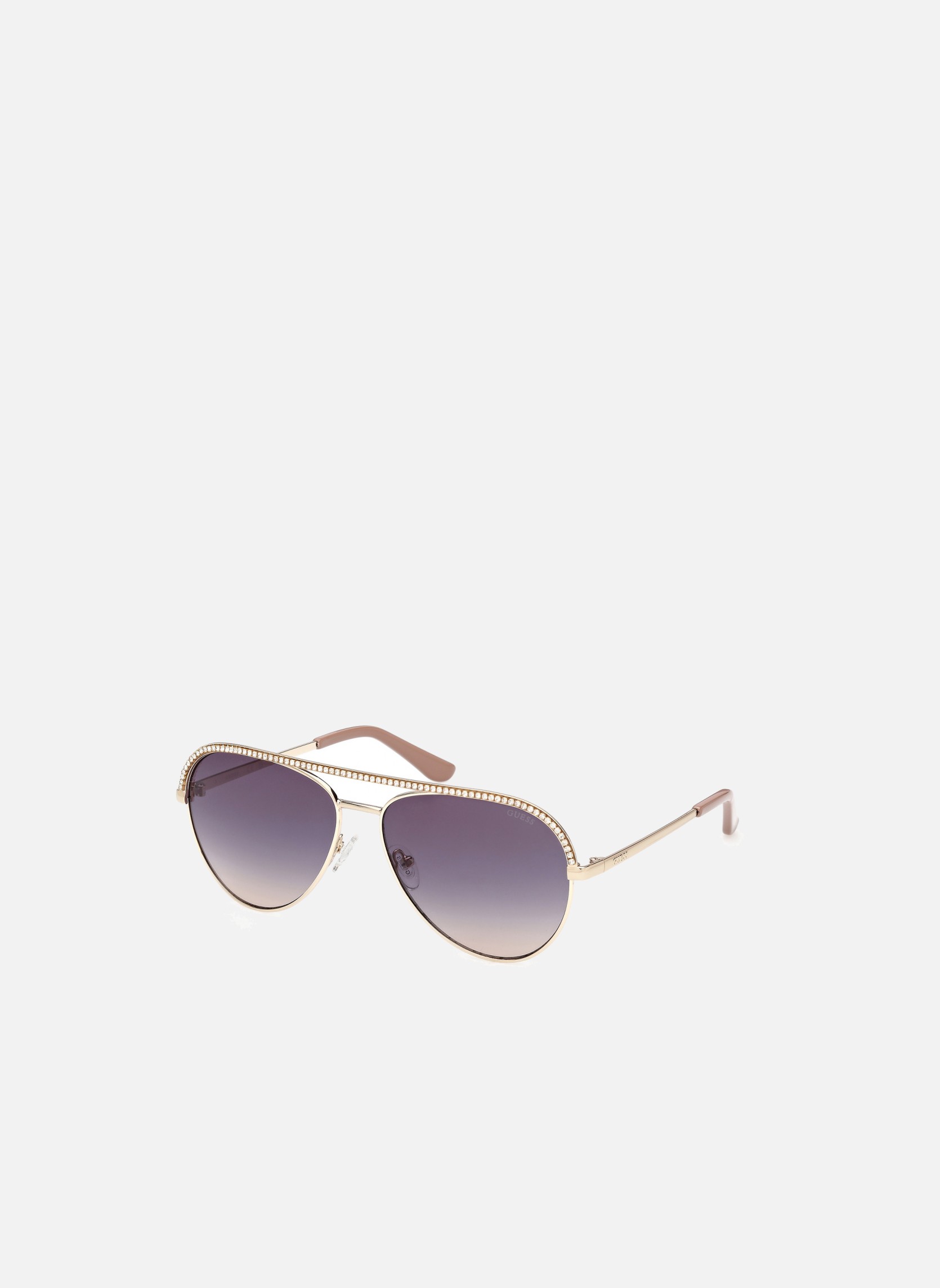 Lunettes de soleil femme or et bronze Guess Lunettes de soleil femme or et bronze Or