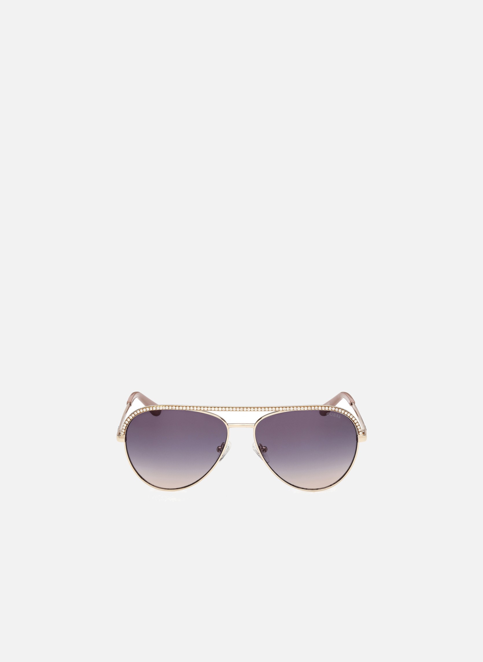 Lunettes de soleil femme or et bronze Guess Lunettes de soleil femme or et bronze Or