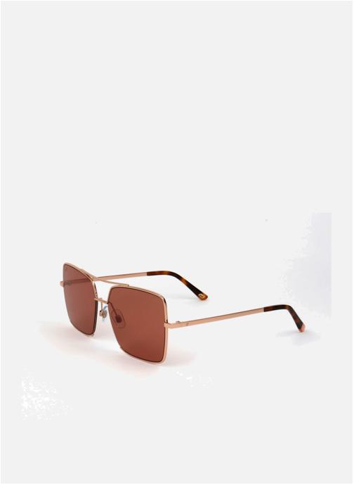 Web Lunettes de soleil femme or et bronze