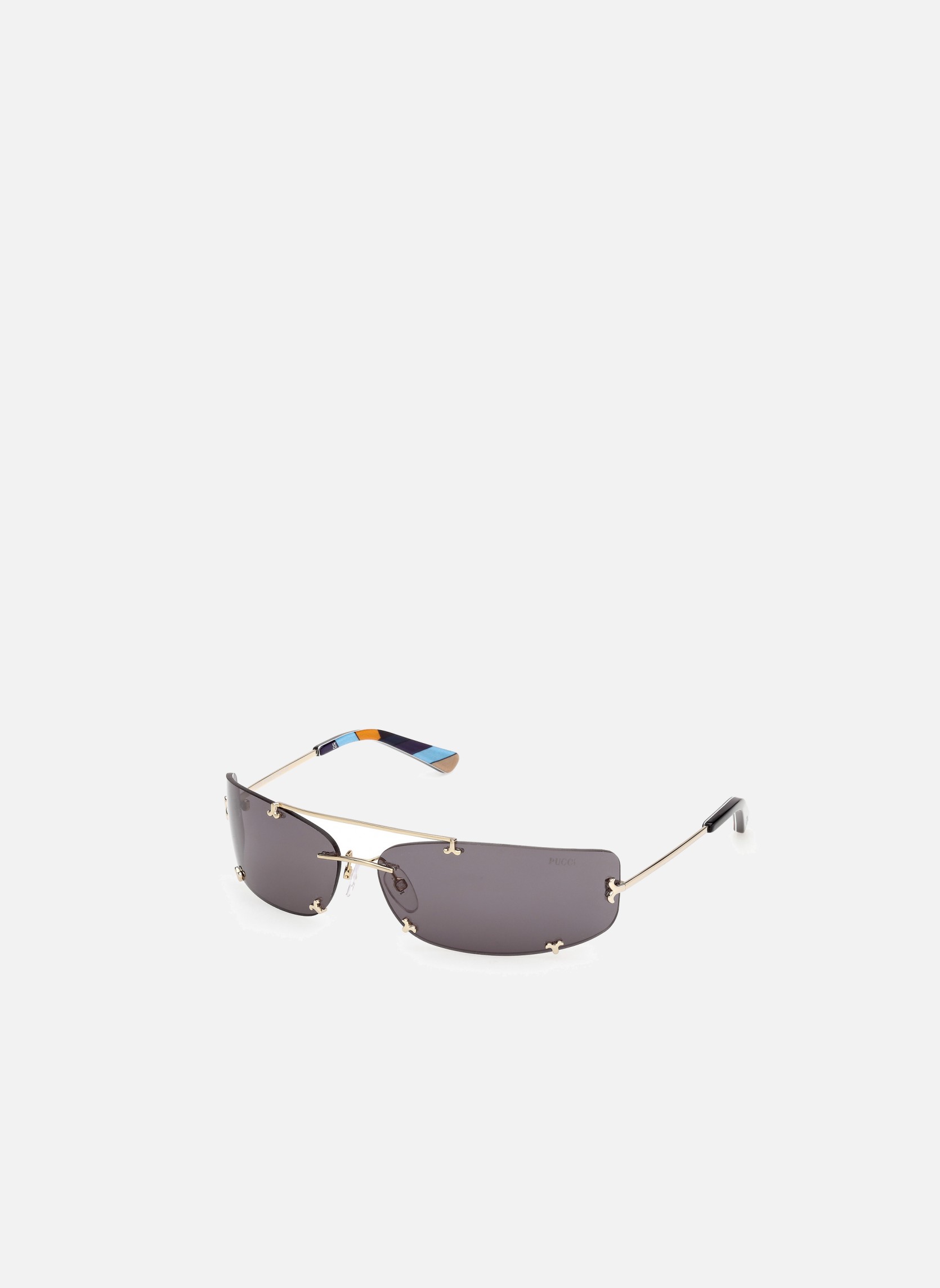 Lunettes de soleil femme or et bronze Emilio Pucci Lunettes de soleil femme or et bronze Or