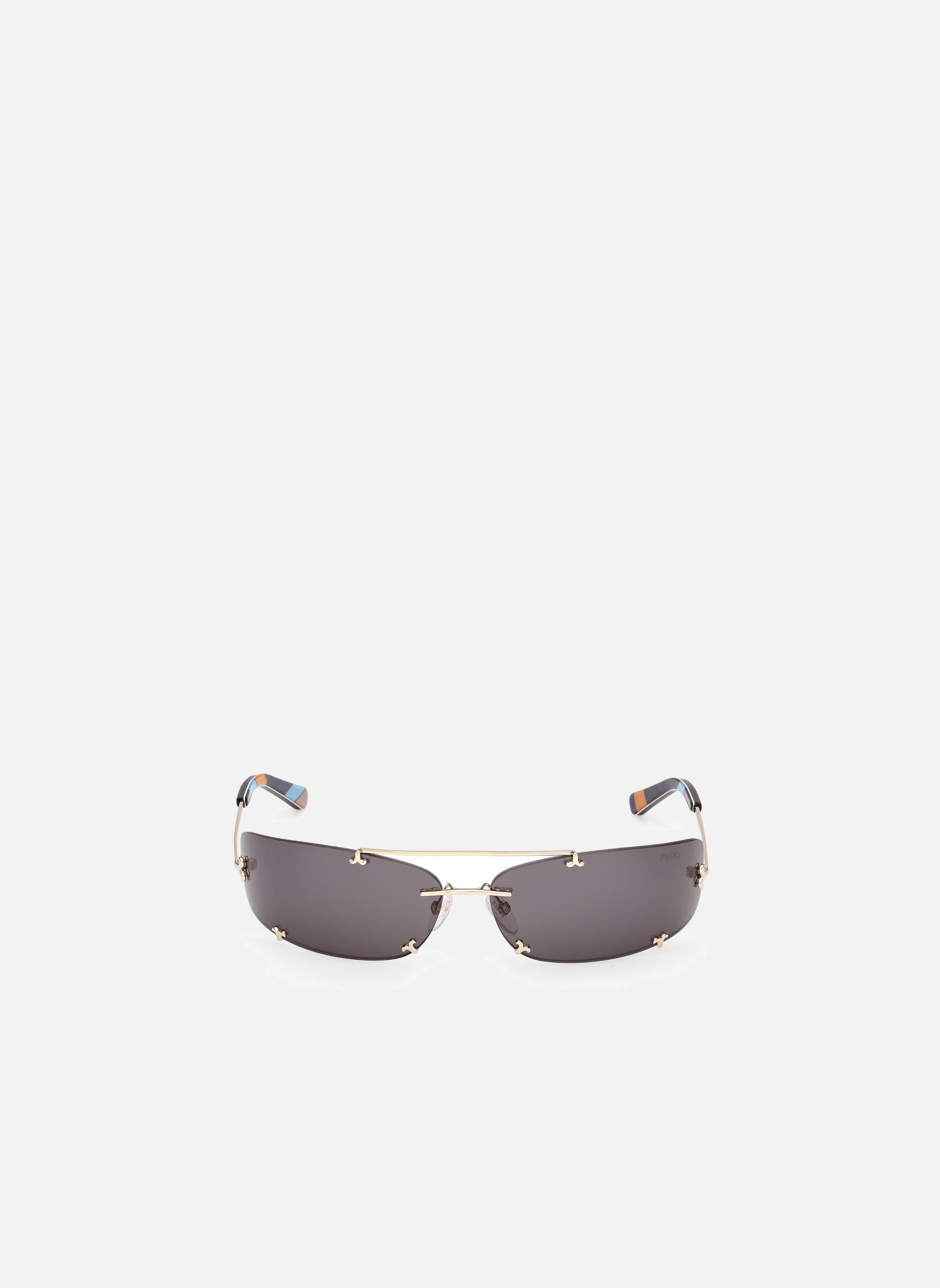 Lunettes de soleil femme or et bronze Emilio Pucci Lunettes de soleil femme or et bronze Or