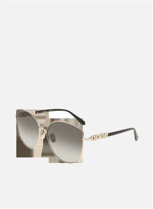 Salvatore Ferragamo Lunettes de soleil femme or et bronze