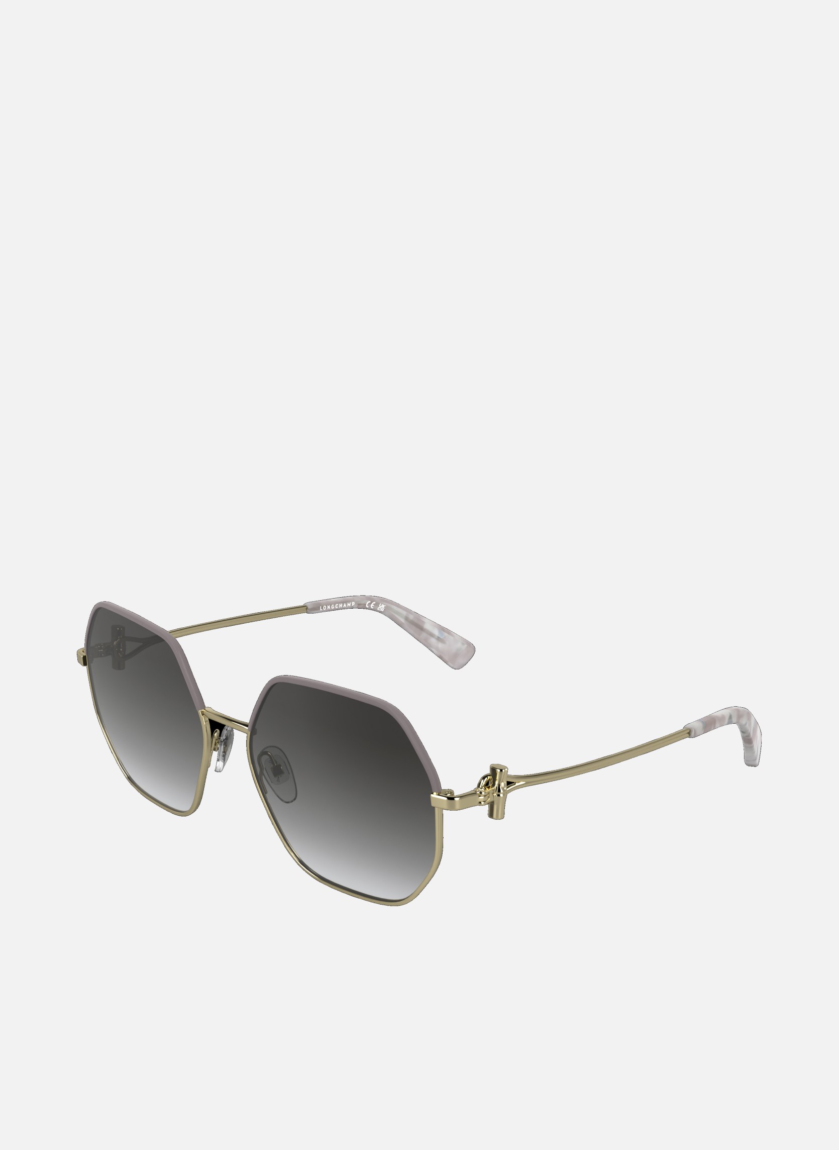 Lunettes de soleil femme or et bronze Longchamp Lunettes de soleil femme or et bronze Or