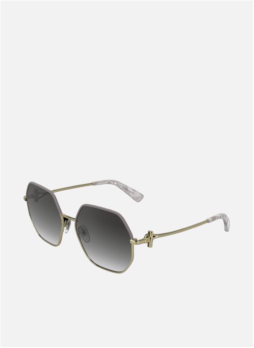 Longchamp Lunettes de soleil femme or et bronze