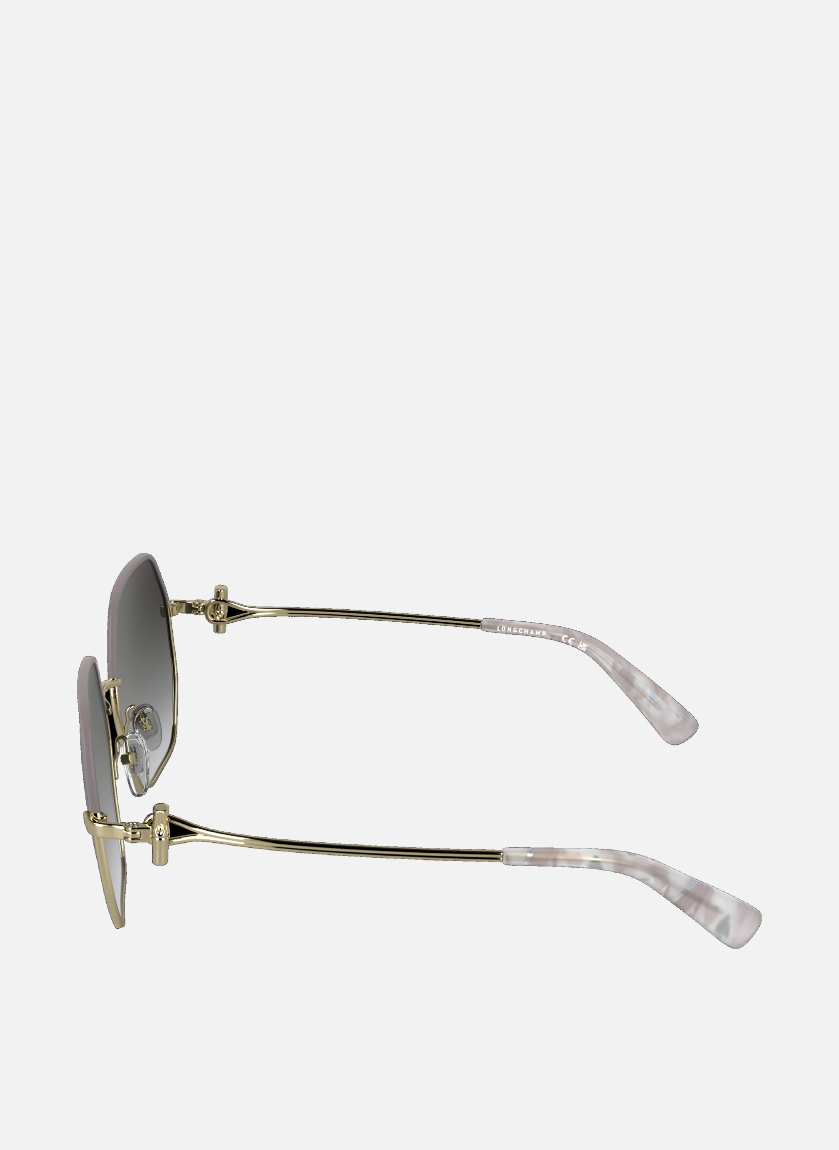 Lunettes de soleil femme or et bronze Longchamp Lunettes de soleil femme or et bronze Or