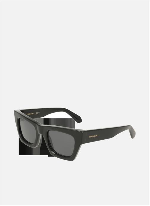 Salvatore Ferragamo Lunettes de soleil femme noir