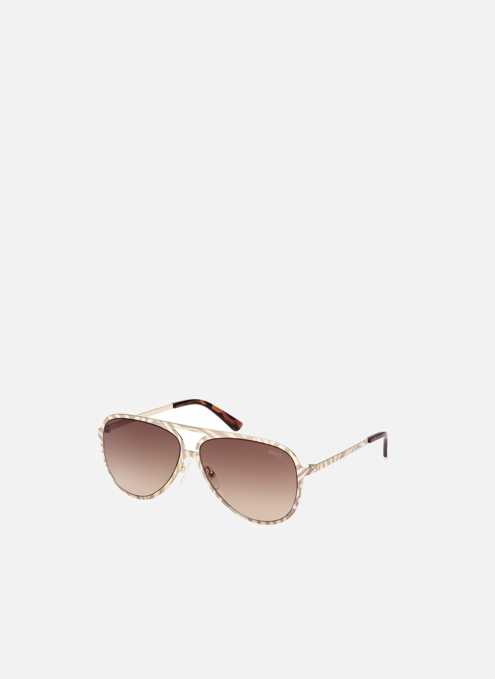 Lunettes de soleil femme or et bronze Emilio Pucci Lunettes de soleil femme or et bronze Or