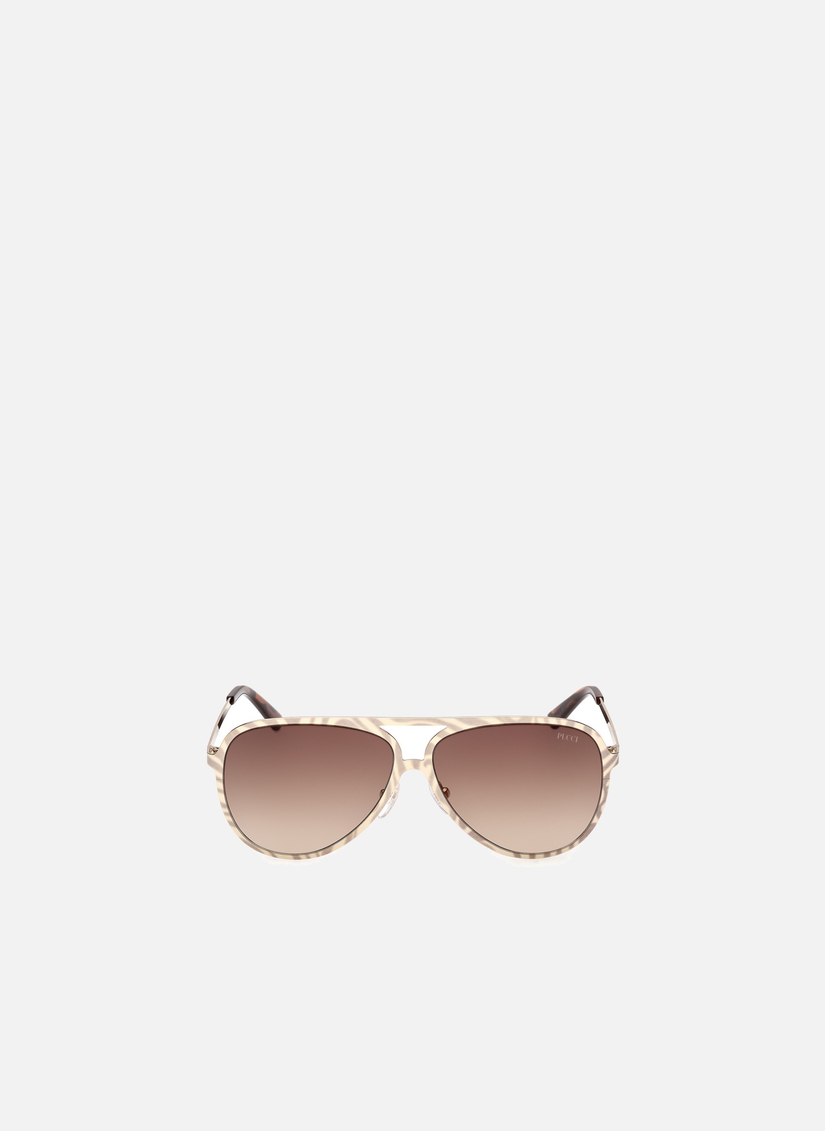 Lunettes de soleil femme or et bronze Emilio Pucci Lunettes de soleil femme or et bronze Or