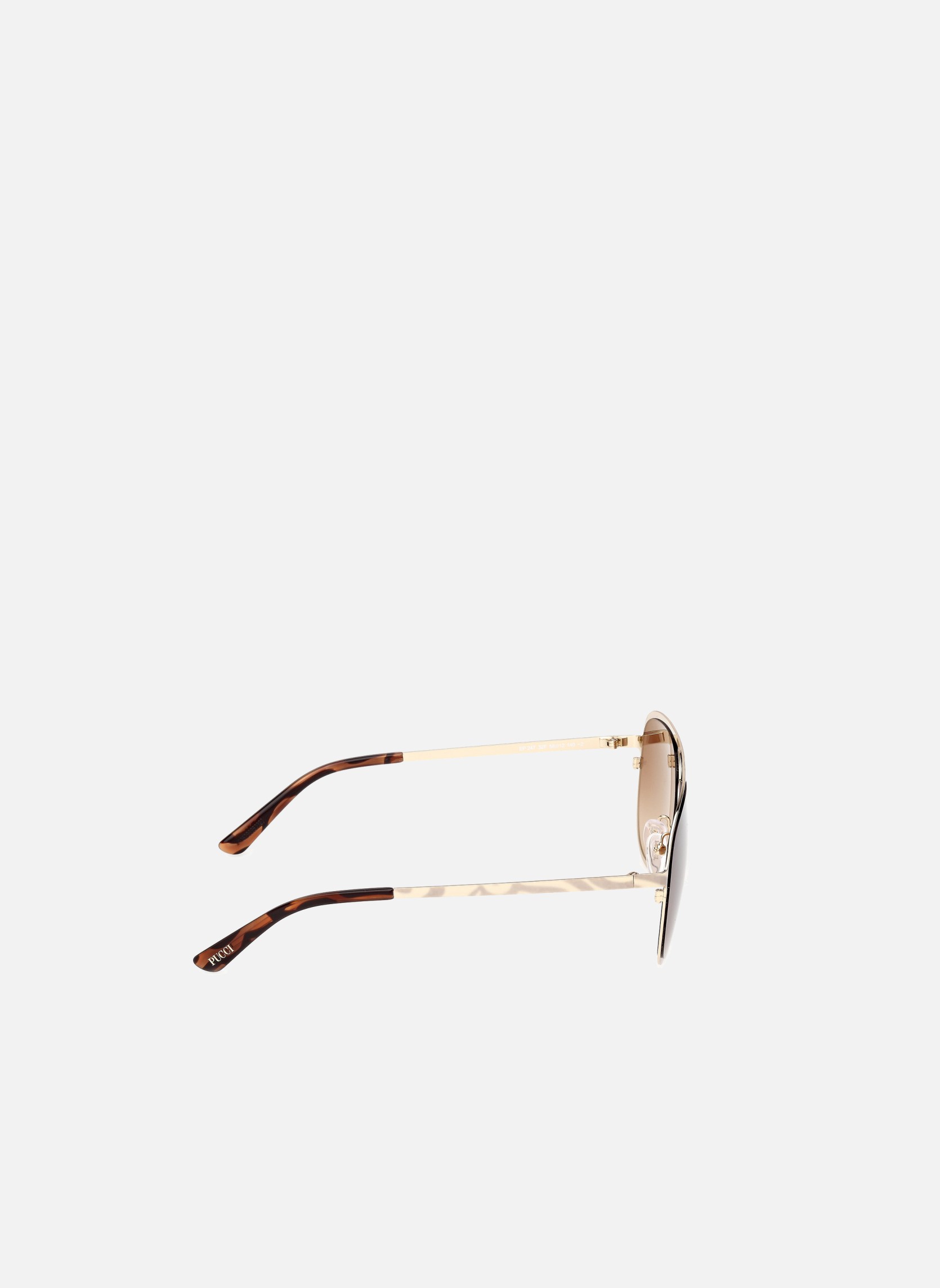 Lunettes de soleil femme or et bronze Emilio Pucci Lunettes de soleil femme or et bronze Or