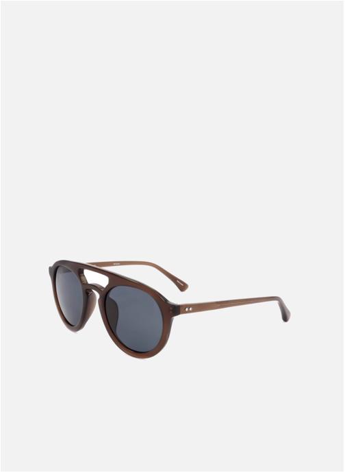 Linda Farrow Lunettes de soleil homme marron