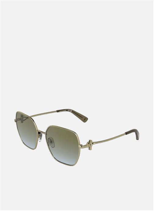 Longchamp Lunettes de soleil femme or et bronze