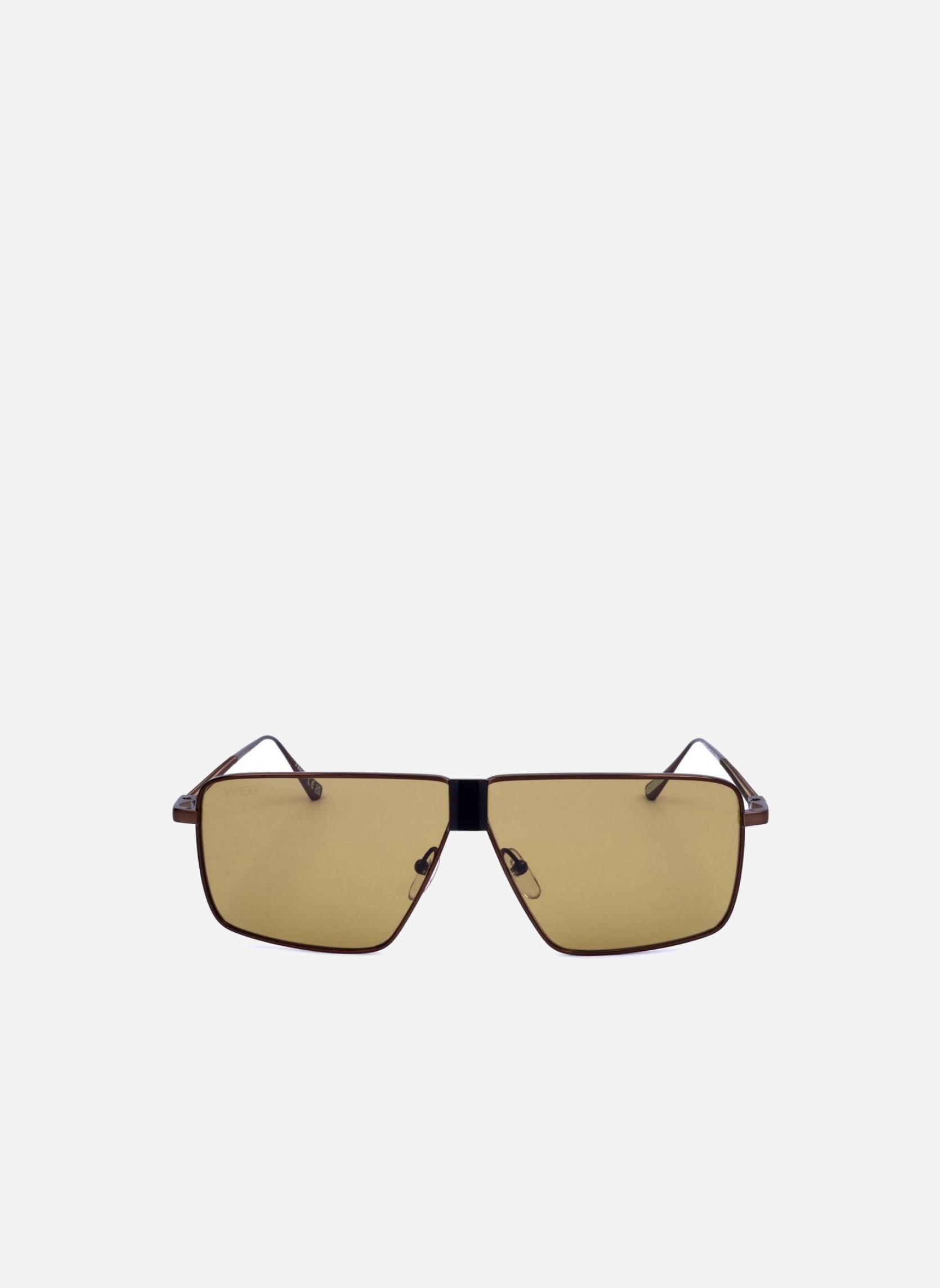 Lunettes de soleil homme or et bronze Web Lunettes de soleil homme or et bronze Or
