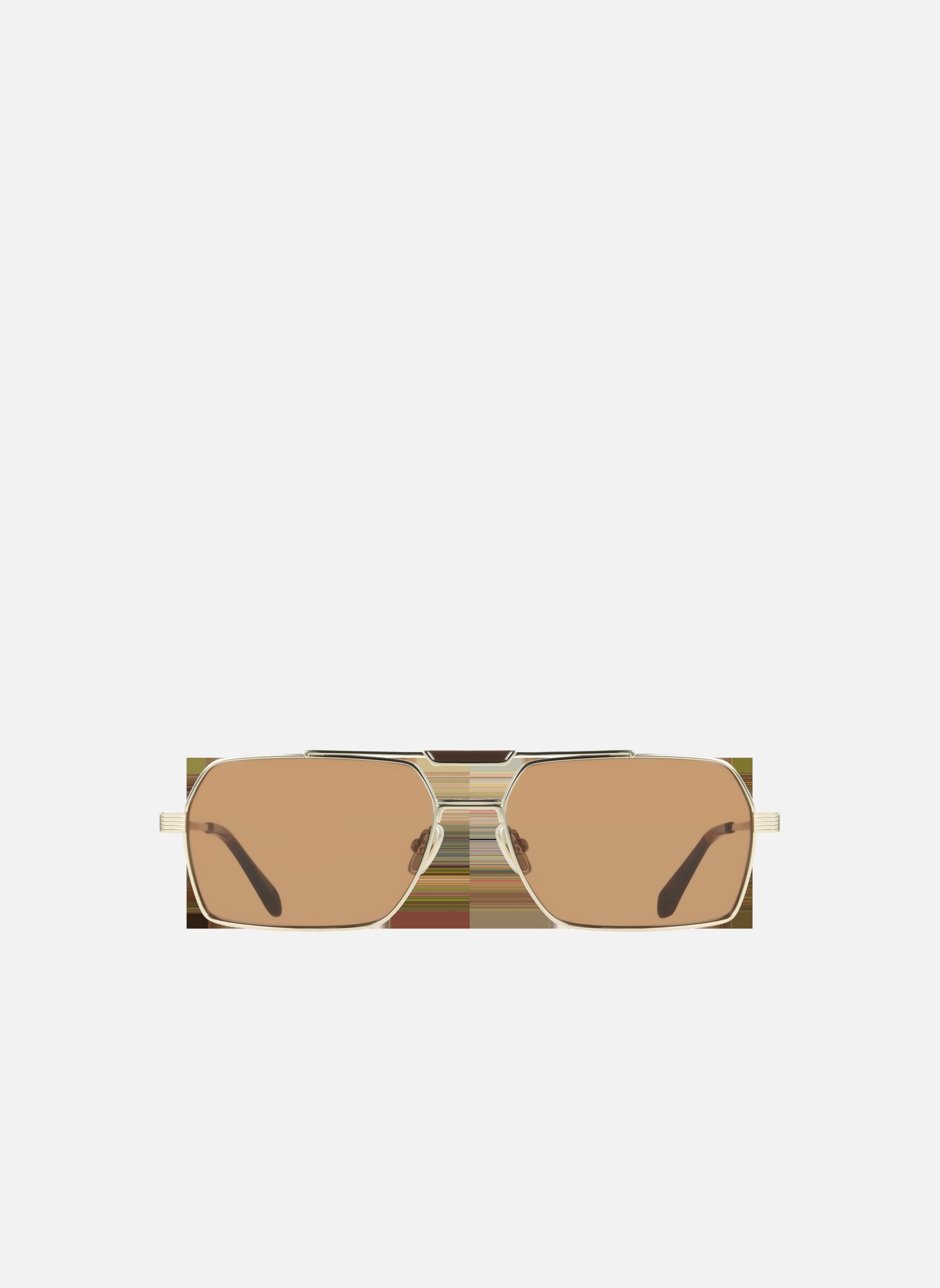 Lunettes de soleil homme or et bronze Salvatore Ferragamo Lunettes de soleil homme or et bronze Or
