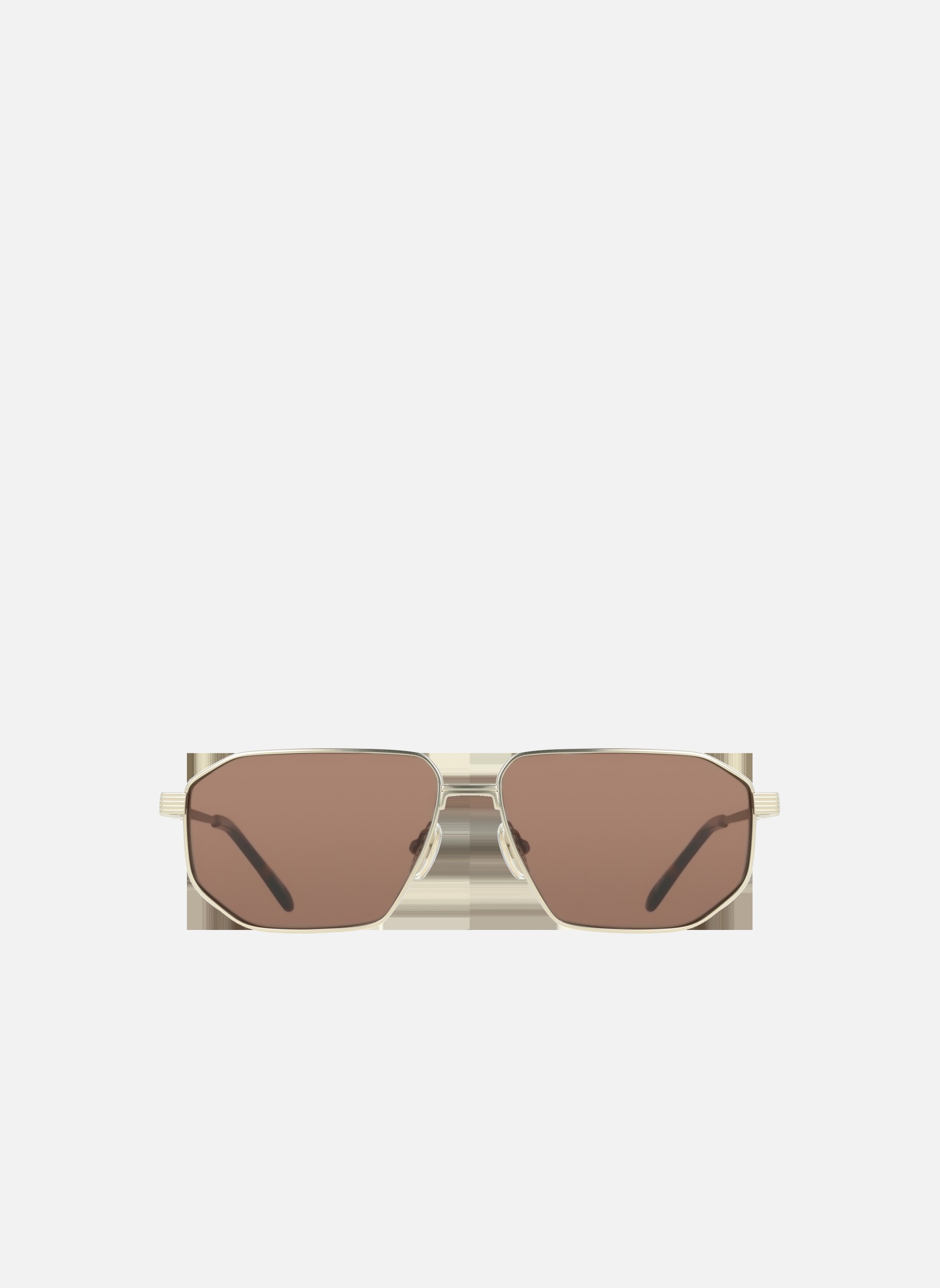 Lunettes de soleil homme or et bronze Salvatore Ferragamo Lunettes de soleil homme or et bronze Or