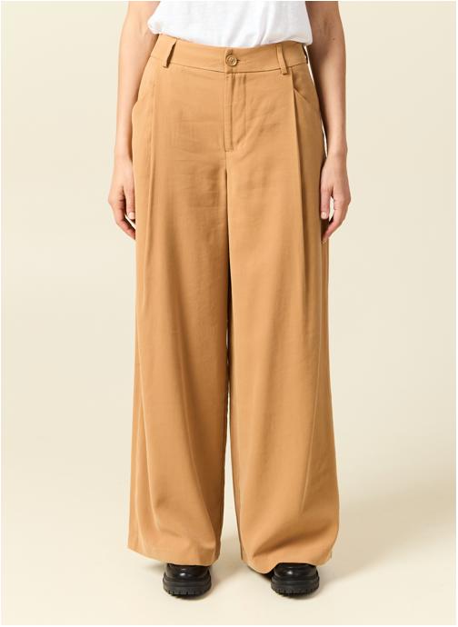 Bonobo Pantalons droit PINCEDUTYF femme marron