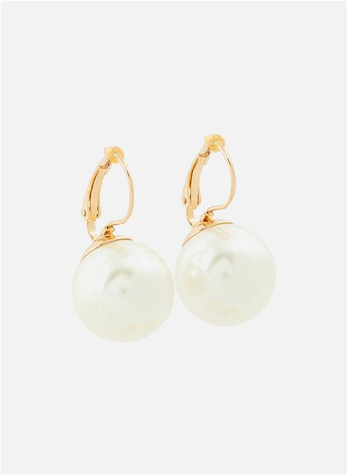 Balaboosté Boucles d'oreilles femme blanc