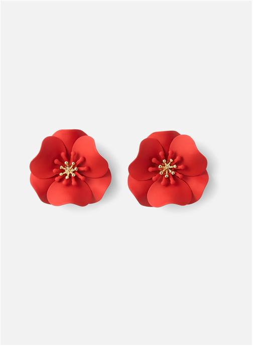 Balaboosté Boucles d'oreilles femme rouge
