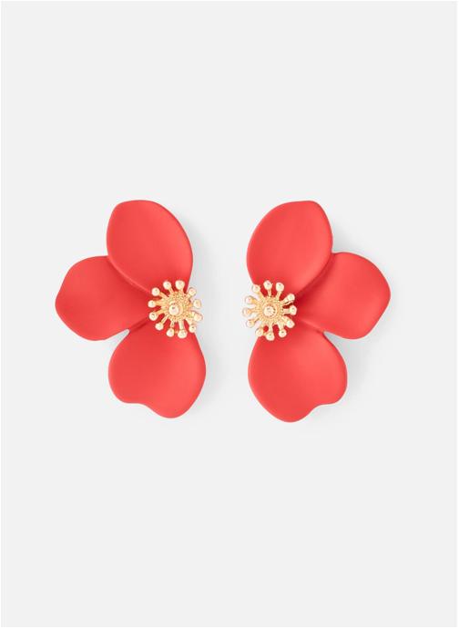 Balaboosté Boucles d'oreilles femme rouge