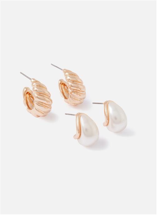 Balaboosté Boucles d'oreilles femme blanc