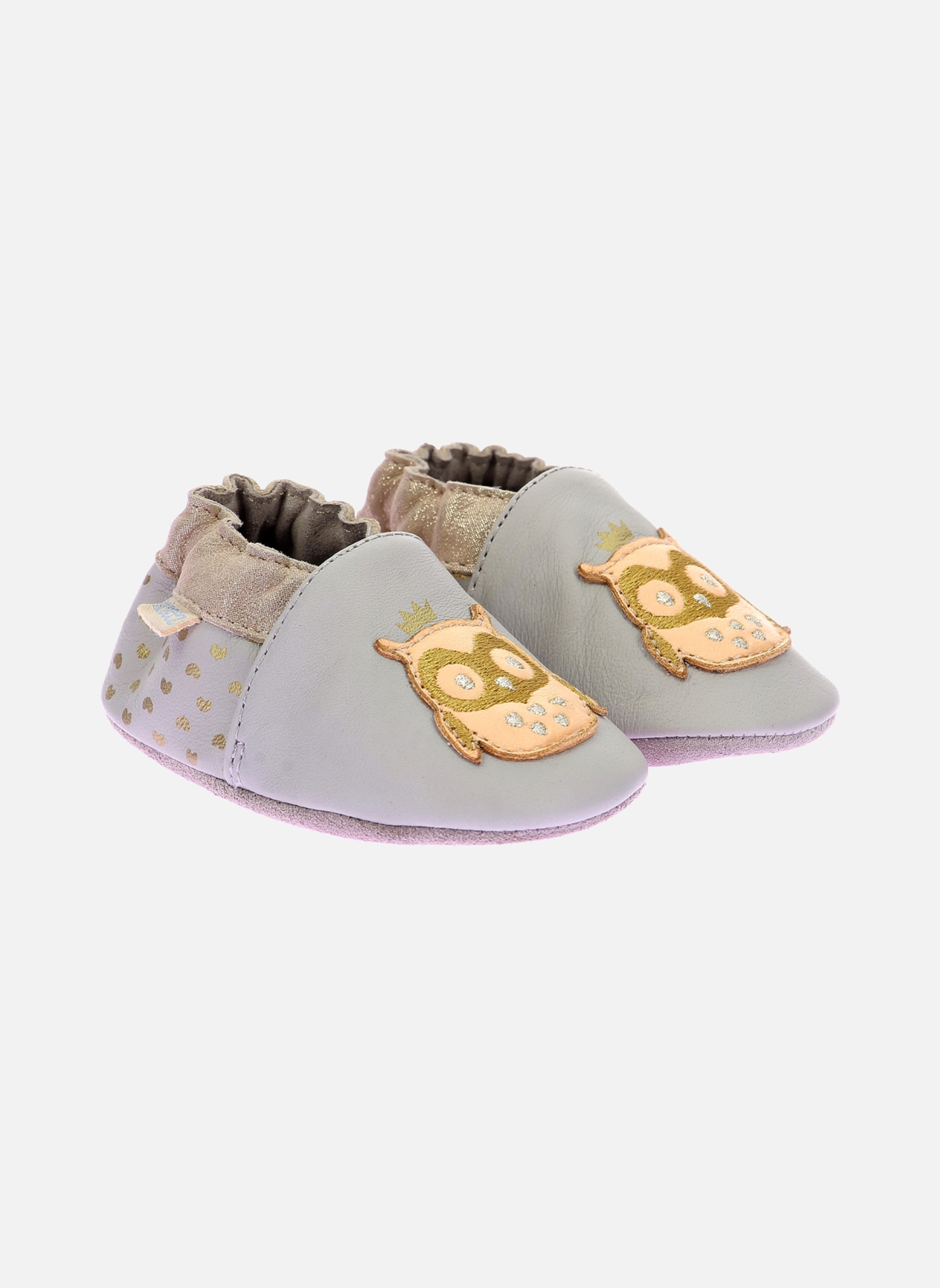 Chaussons gris Robeez Chaussons gris grey