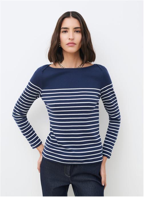 Caroll Tee-shirts 261T-TCRUISE femme bleu