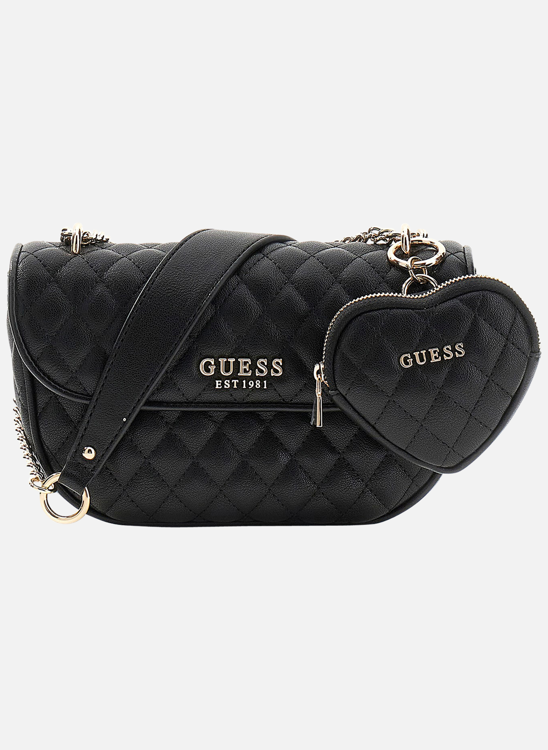 Sacs bandoulière Sac à main porté épaule - Hwqg98 94210 femme noir Guess Sacs bandoulière Sac à main porté épaule - Hwqg98 94210 femme noir Noir