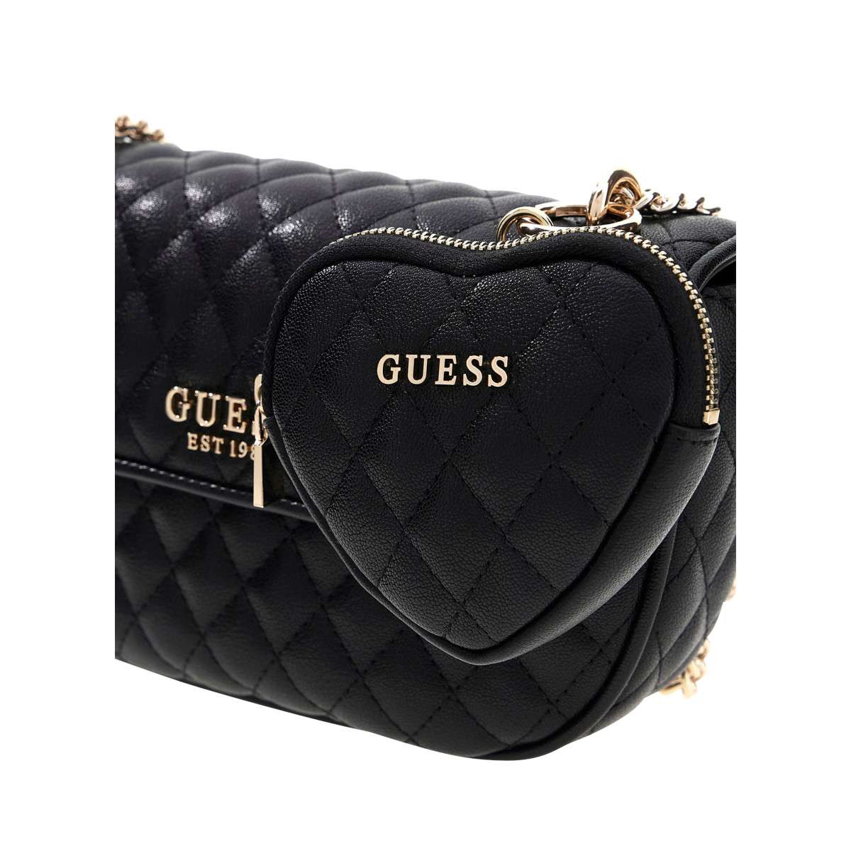 Sacs bandoulière Sac à main porté épaule - Hwqg98 94210 femme noir Guess Sacs bandoulière Sac à main porté épaule - Hwqg98 94210 femme noir Noir