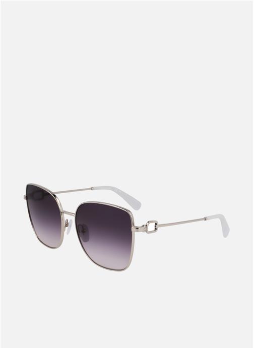 Longchamp Lunettes de soleil femme argent