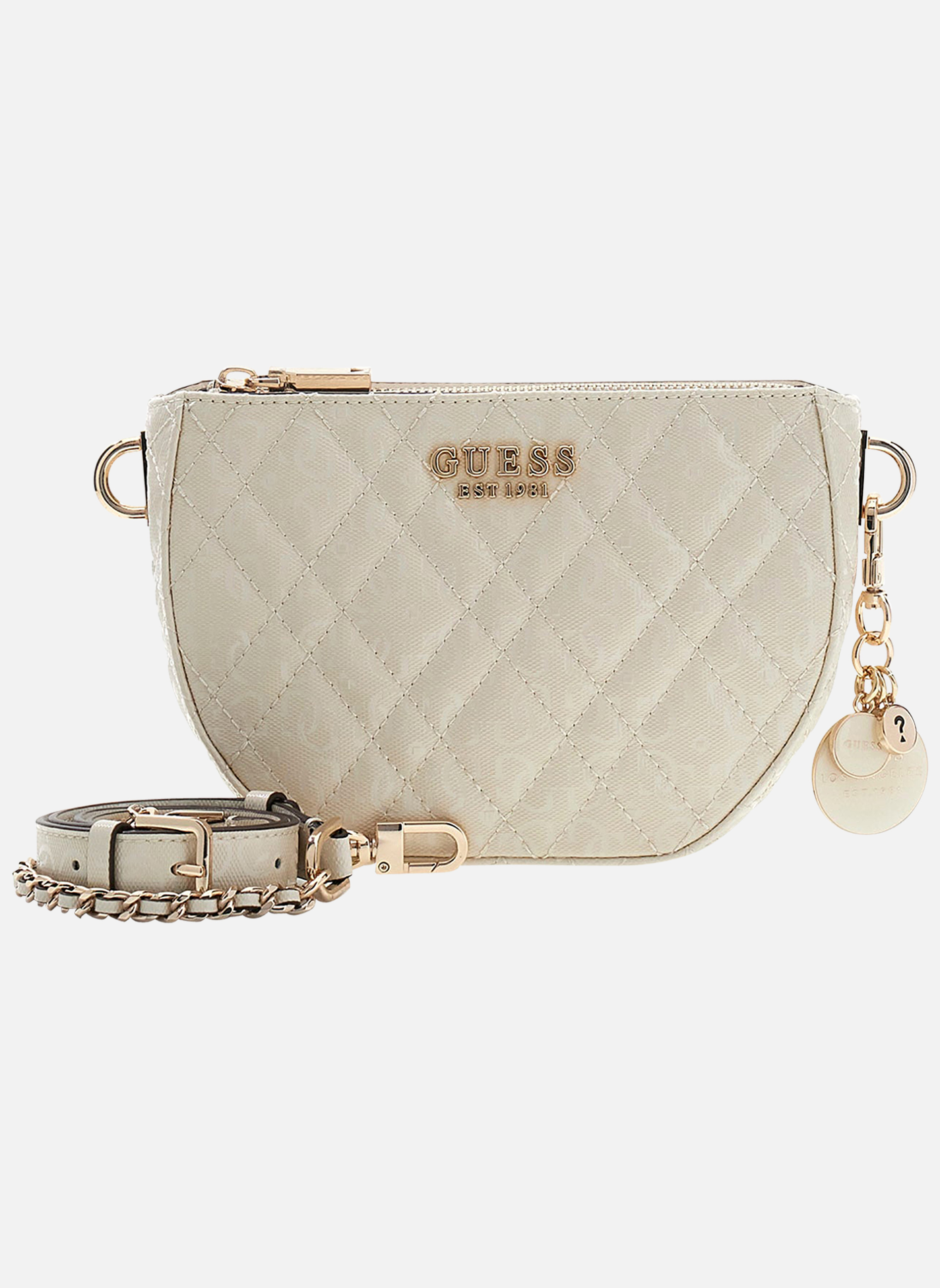 Sacs bandoulière Sac à bandoulière à motifs - Hwgg96 28720 femme blanc Guess Sacs bandoulière Sac à bandoulière à motifs - Hwgg96 28720 femme blanc Blanc