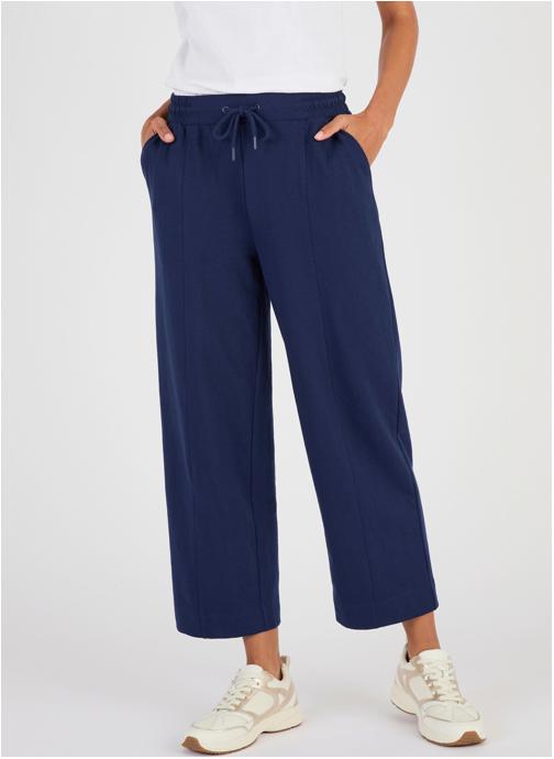 Damart Pantalons droit 84497 femme bleu