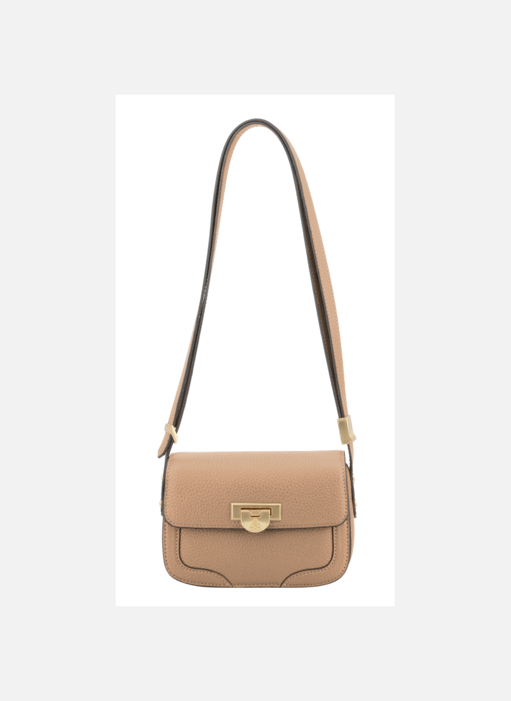 Sacs bandoulière Auteuil femme beige Pourchet Sacs bandoulière Auteuil femme beige Mastic
