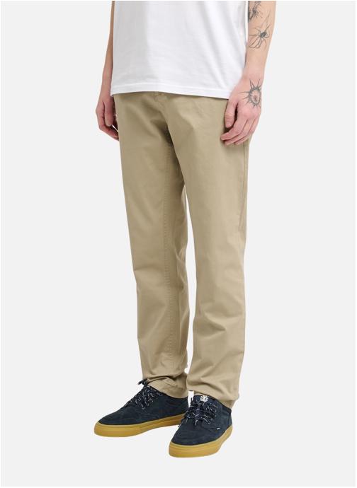 Element Pantalons droits Slim Chino Twill homme marron