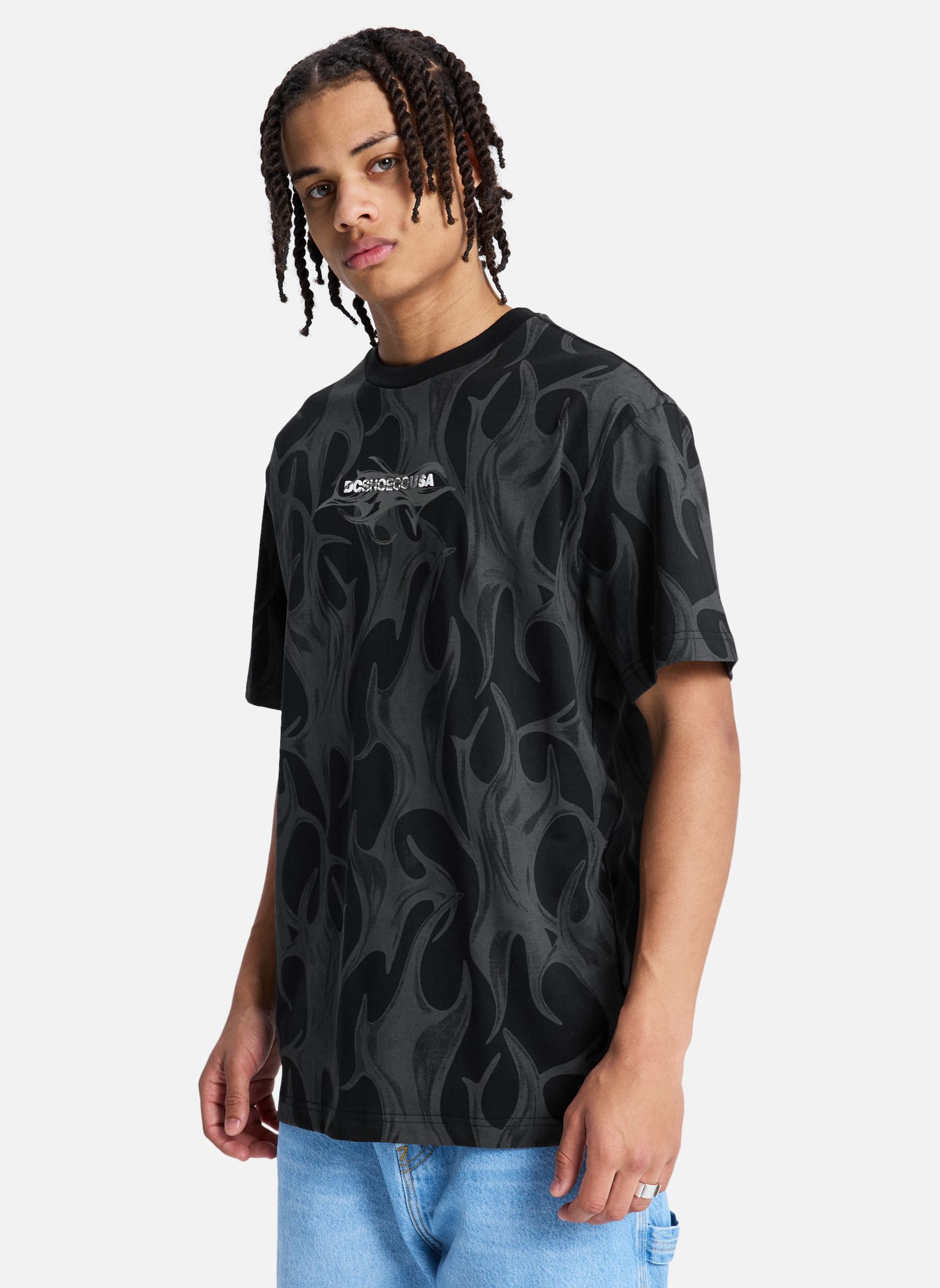 Tee-shirts DC Liquid Fuego homme noir DC Shoes Tee-shirts DC Liquid Fuego homme noir Noir