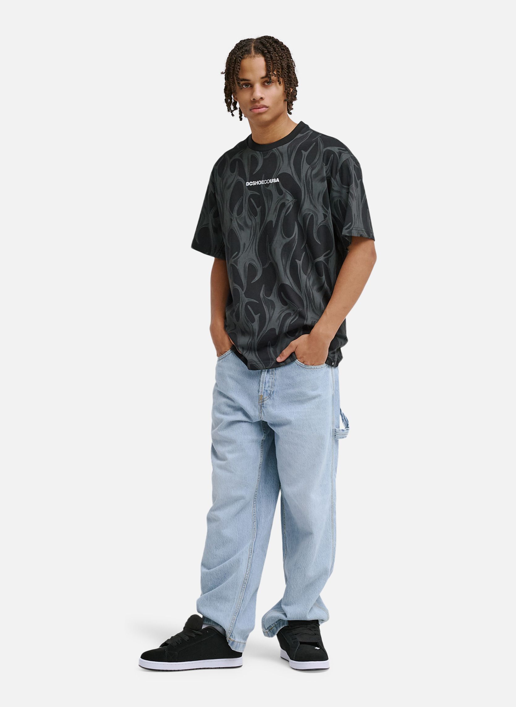 Tee-shirts DC Liquid Fuego homme noir DC Shoes Tee-shirts DC Liquid Fuego homme noir Noir