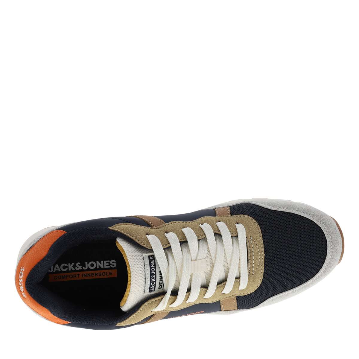 Baskets basses Baskets HARROW talon plat homme bleu Jack & Jones Baskets basses Baskets HARROW talon plat homme bleu Bleu